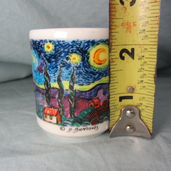 chaleur votive candle holder van gogh D. Burrows vintage (W2506) - Picture 4 of 6